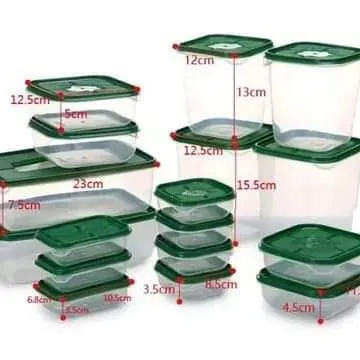 17pcs storage containers