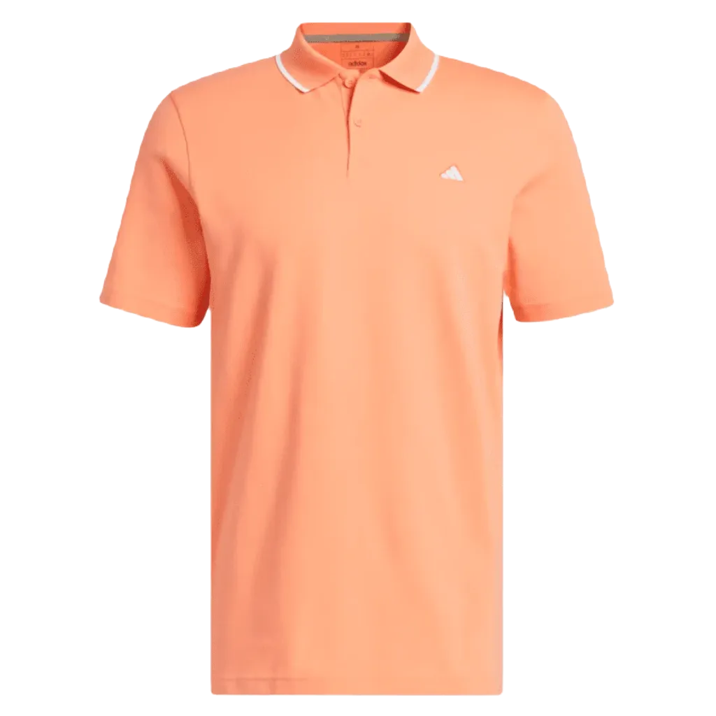 Adidas 2023 Go-To Pique Golf Polo Shirt - Orange