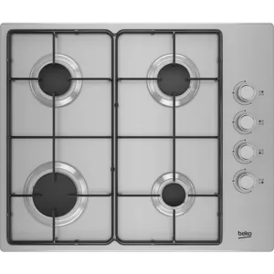 Beko CIHYG21SX 61cm Gas Hob - Stainless Steel
