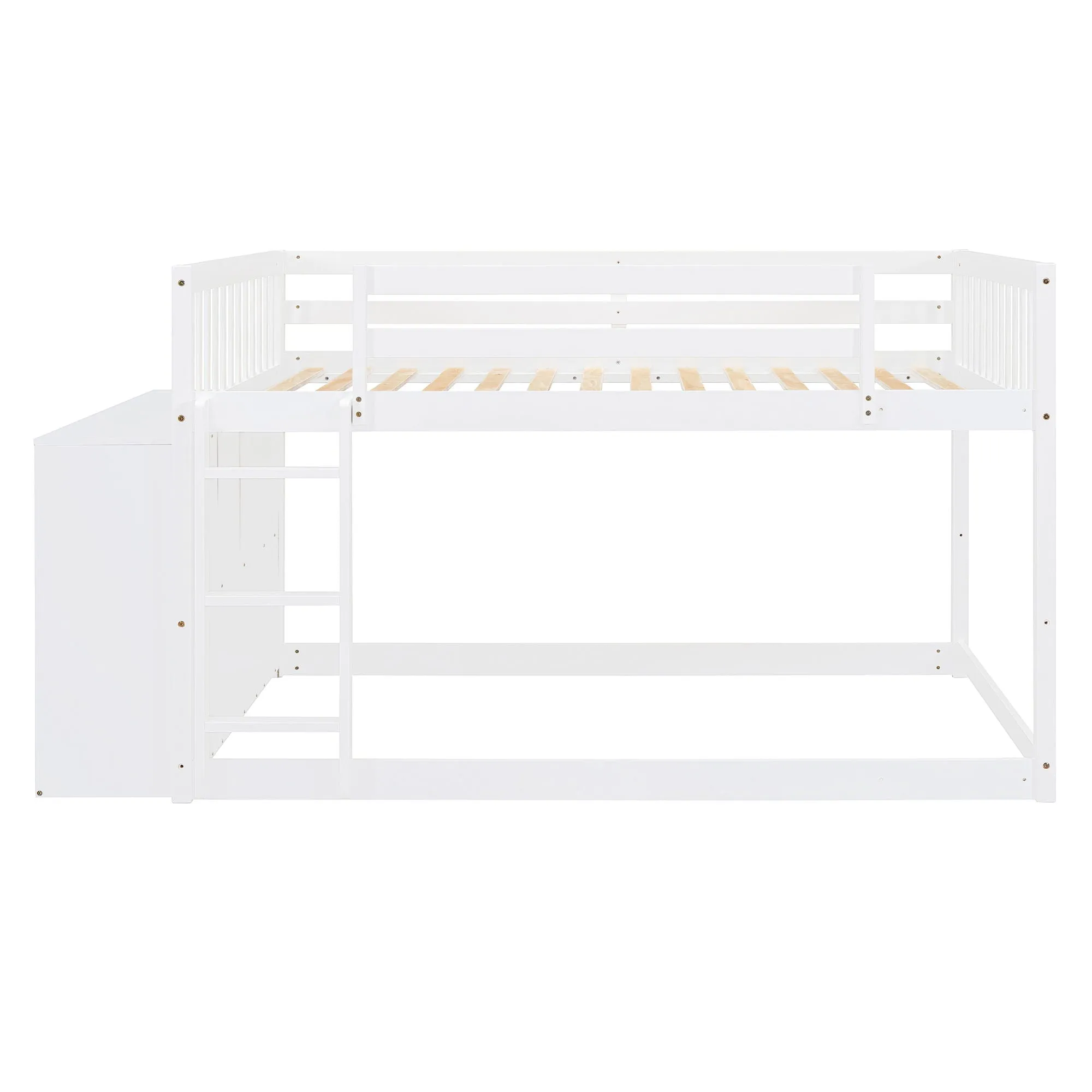 Bunk Bed With 4 Drawers And 3 Shelves by Couch.com