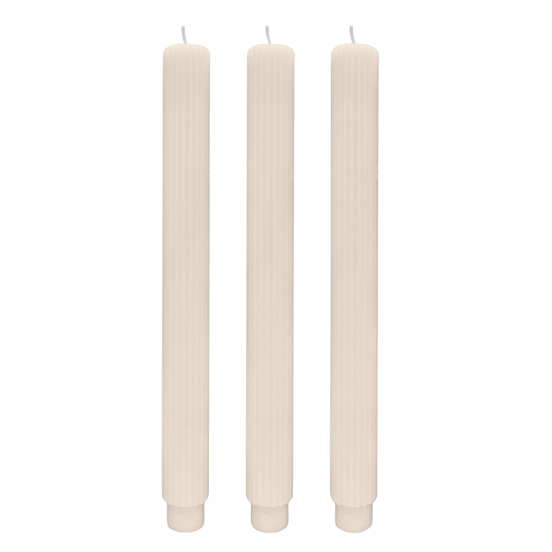 Fluted Taper Candles
