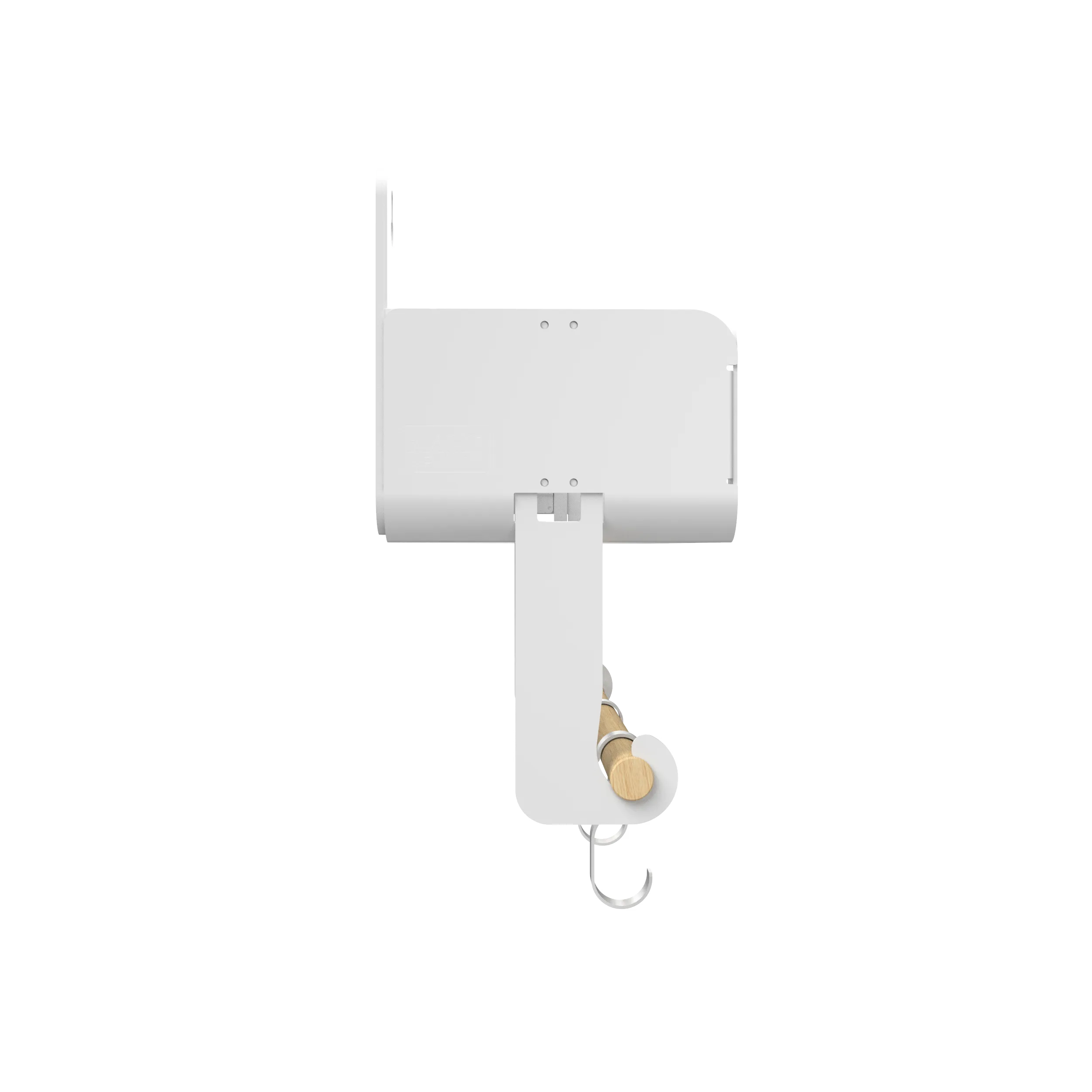 Hanging | Magnetic Rack System-Shelf With Brackets, White