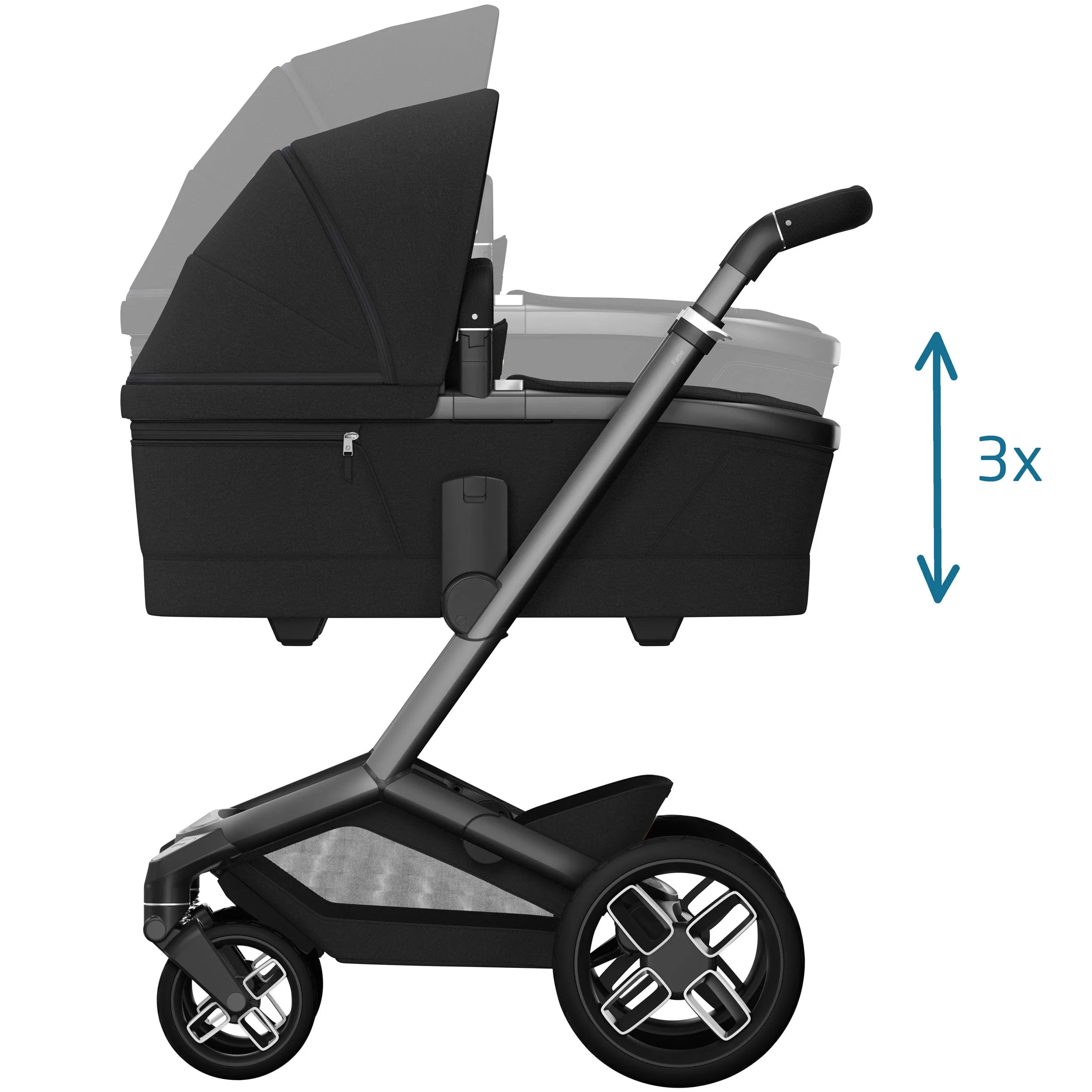 Maxi-Cosi FAME Pushchair in Twillic Black