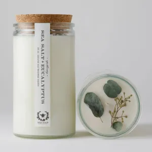 Sea Salt   Eucalyptus : Apothecary Candle (Restoring)