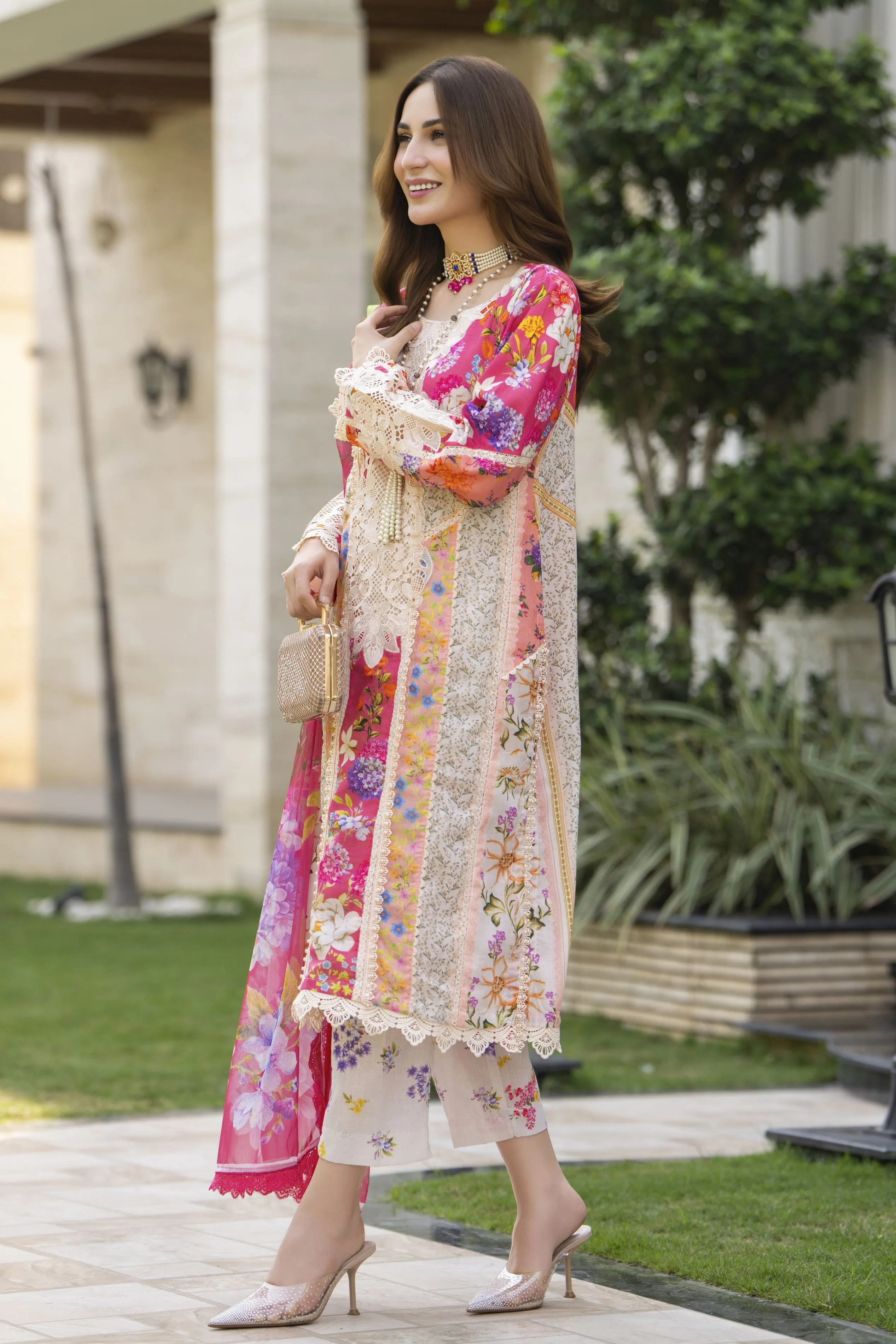 Silver Petals Ready to Wear Lawn Collection  SPRW3